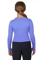 Girls 7-16 Long Sleeve Seamless T-Shirt