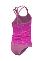 Girls 7-16 Retro Flow T-Crossback Tankini Swim Set