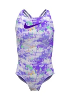 Dream Clouds Spider Back One Piece Swimsuit