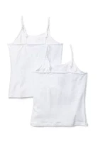 Girls 7-16 Polo Camisole - 2 Pack
