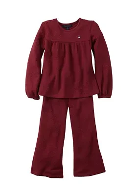 Girls 4-6x Textured Knit 2 Piece Set