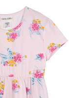 Girls 7-16 Pink Floral Dress