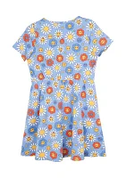 Girls 7-16 Short Sleeve Floral Dress