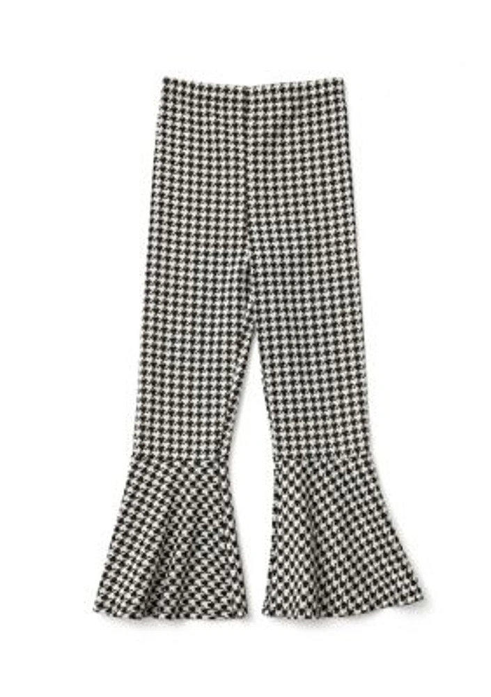 Girls 4-6x Knit Top and Printed Flare Pants Set