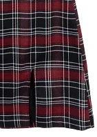 Girls 7-16 T-Shirt and Plaid Printed Skirt