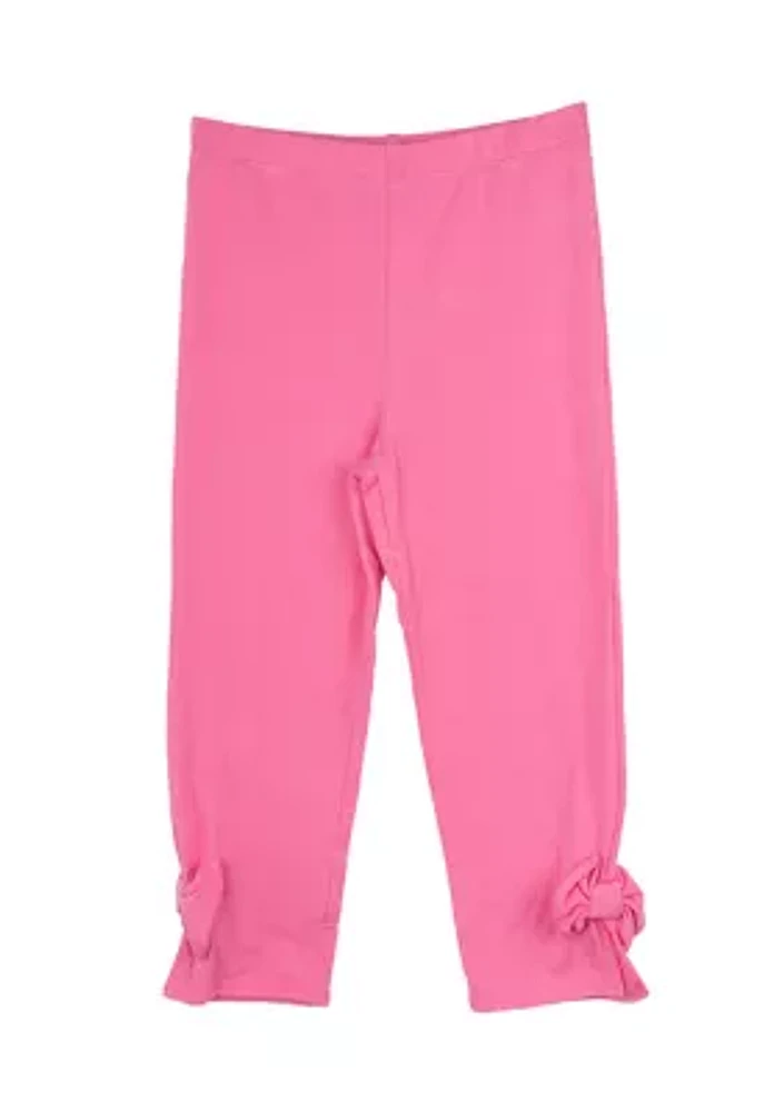 Girls 4-6x Bow Leggings