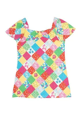 Girls 7-16 Patchwork Top