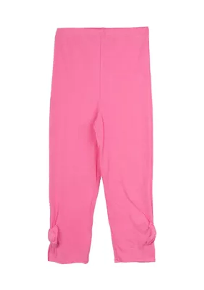 Girls 7-16 Bow Leggings