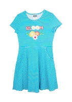 Girls 7-16 Striped Bloom Dress