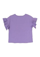 Girls 4-6x Bow Graphic Top