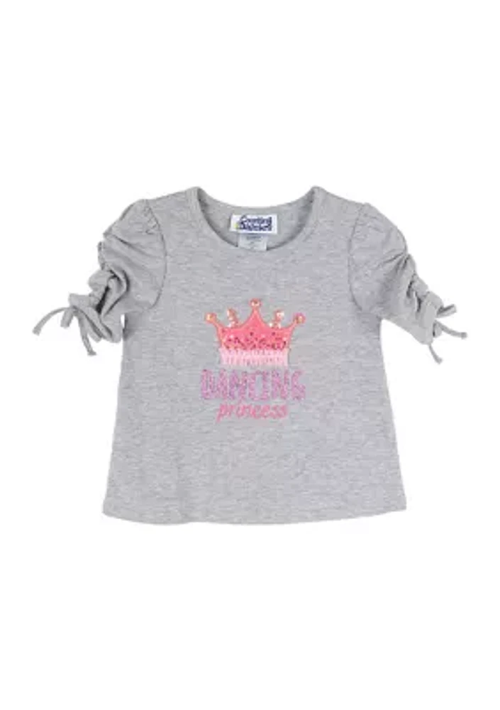 Girls 4-6x Dancing Princess Graphic Top