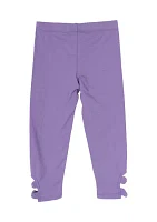 Girls 4-6x Solid Knotted Leggings