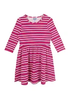 Girls 4-6x Striped Dress