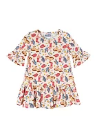 Girls 4-6x Printed Dress