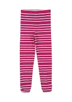 Girls 7-16 Striped Leggings