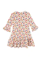 Girls 7-16 Printed Dress