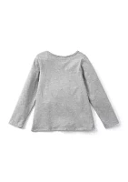 Girls 4-6x Santa Top