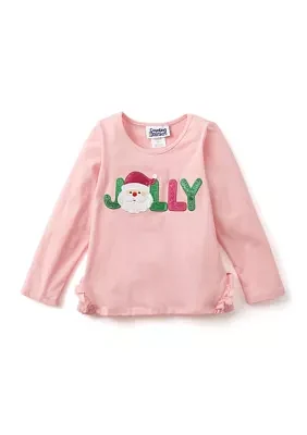 Girls 4-6x Green Tree Trio Top