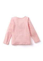 Girls 4-6x Green Tree Trio Top