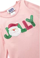 Girls 4-6x Green Tree Trio Top