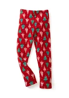 Girls 4-6x Tree Printed Leggings