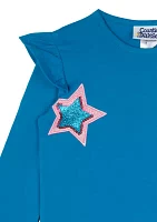 Girls 4-6x Star Appliqué Top