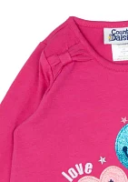 Girls 4-6x All Smiles Appliqué Top