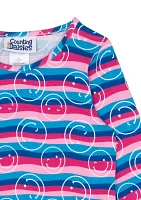 Girls 4-6x Stripe Smile T-Shirt