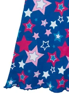 Girls 7-16 Star Printed Flare Leggings