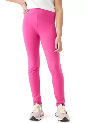 Girls 7-16 Pink Leggings