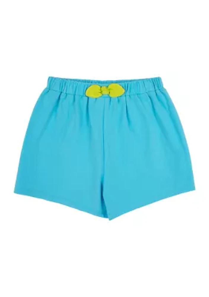 Girls 4-6x Knit Ruffle Shorts