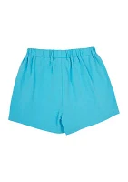 Girls 4-6x Knit Ruffle Shorts