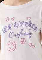 Girls 10-18 Los Angeles Graphic T-Shirt