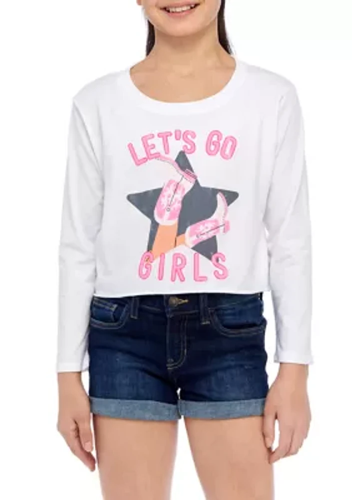 Girls 7-16 Let's Go Graphic T-Shirt