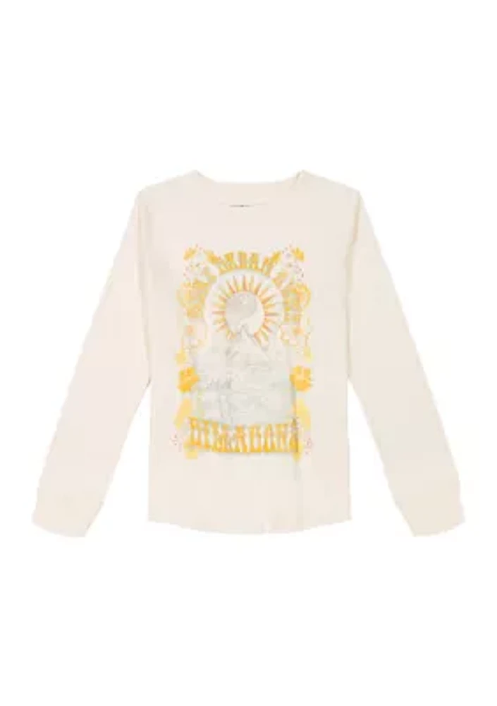 Girls 7-16 Daydream Away Long Sleeve Graphic T-Shirt