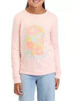 Girls 7-16 Long Sleeve Nature Free Graphic T-Shirt