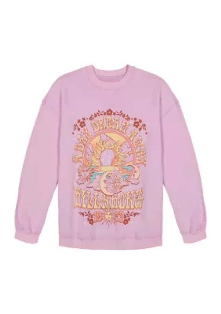 Girls 7-16 French Terry Graphic Sweatshirt