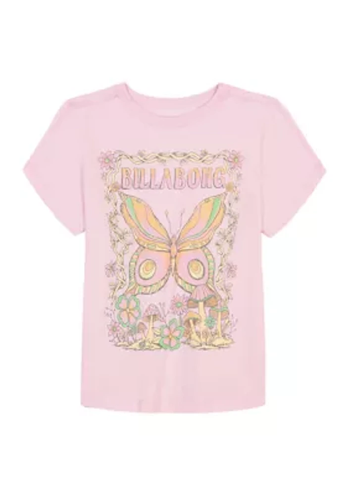 Girls 7-16 Butterfly Kiss Graphic T-Shirt