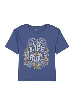 Girls 7-16 Live Life Logo Graphic T-Shirt