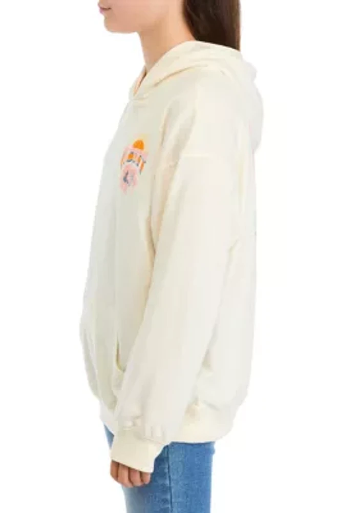 Girls 7-16 Surf Oversized Hoodie