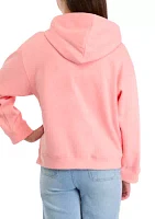 Girls 7-16 Wildflower Front Zip Hoodie