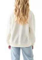 Girls 7-16 Sunny Salty Oversized Pullover