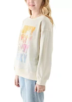 Girls 7-16 Sunny Salty Oversized Pullover