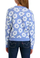 Girls 7-16 Printed Sweater