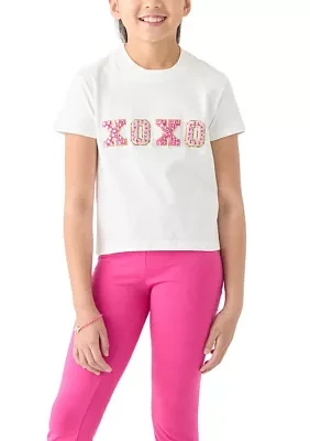 Girls 7-16 Jewels Jersey Short Sleeve T-Shirt