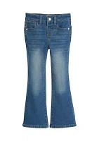 Girls 4-6x Flare Stretch Denim Jeans