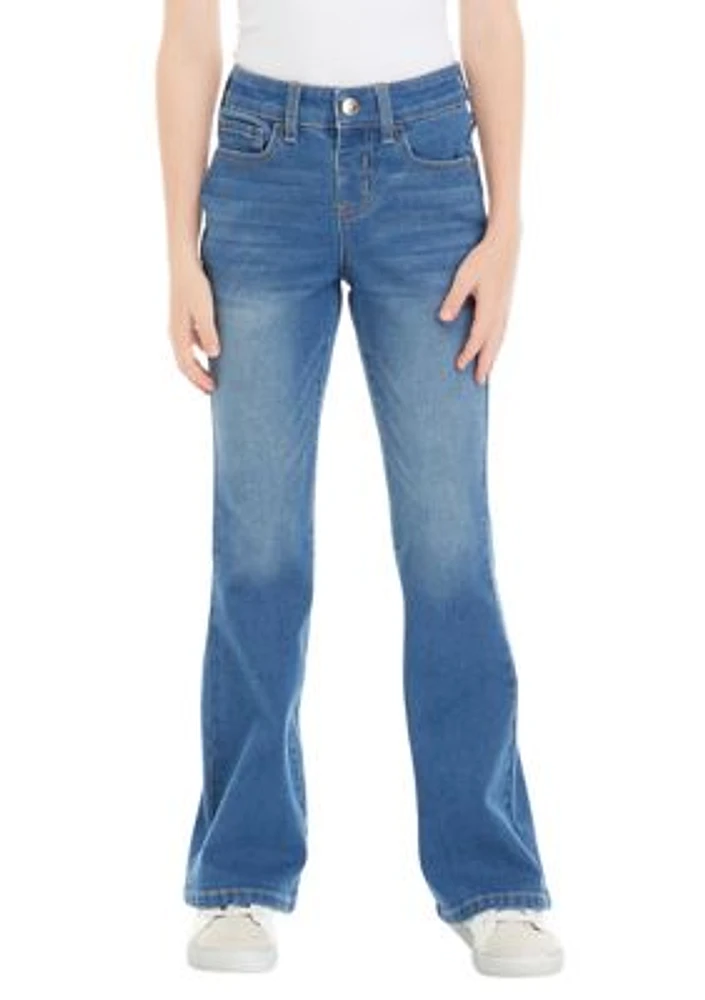 Girls 7-16 Flare Stretch Denim Jeans