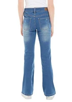 Girls 7-16 Flare Stretch Denim Jeans