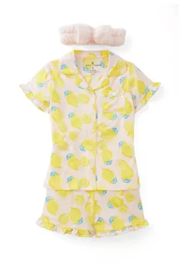 Girls 4-6x Printed Pajama Set