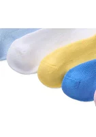 Girls Sport Quarter Socks, 6 Pack
